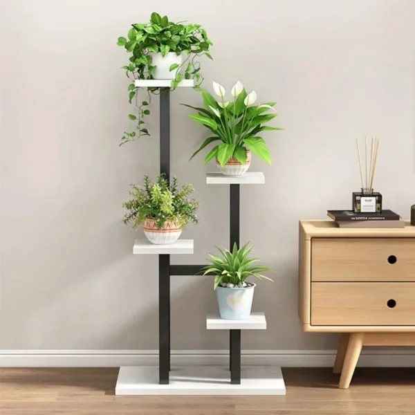Plant Stand Household Plant Shelves Environment protection Flower Pot Holder Multi-storey Plant Rack Shelves Indoor Plant Stand - Image 3