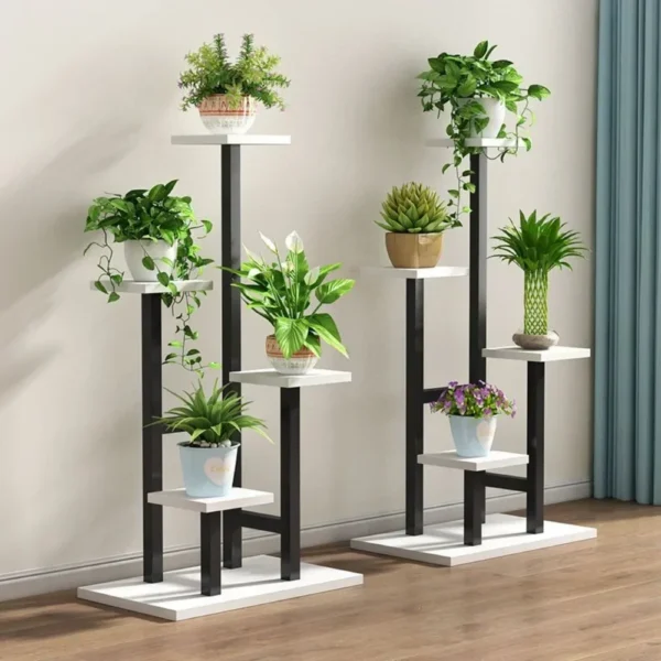 Plant Stand Household Plant Shelves Environment protection Flower Pot Holder Multi-storey Plant Rack Shelves Indoor Plant Stand - Image 4